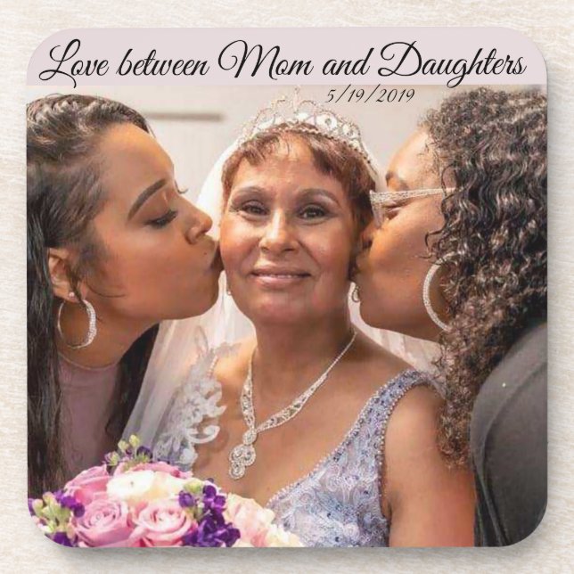 Herr und Frau Philip R Newby Beverage Coaster Getränkeuntersetzer (Vorderseite)