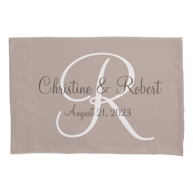 Herr und Frau Pillowcases Kissenbezug (Vorderseite-Links)