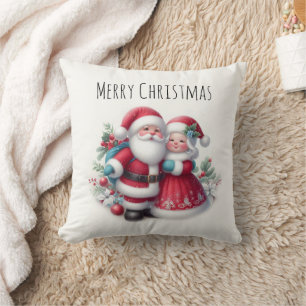 Herr und Frau Santa Claus Kissen