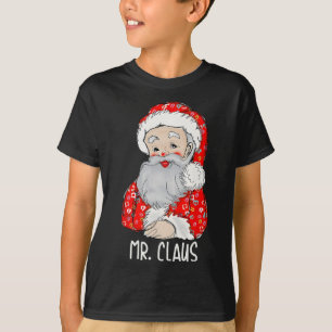 Herr und Frau Santa Claus Paare treffen Weihnachte T-Shirt