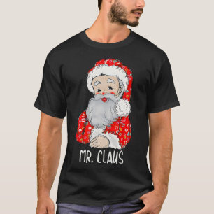 Herr und Frau Santa Claus Paare treffen Weihnachte T-Shirt
