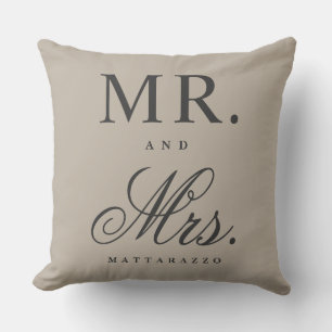 Herr und Frau Throw Pillow Kissen
