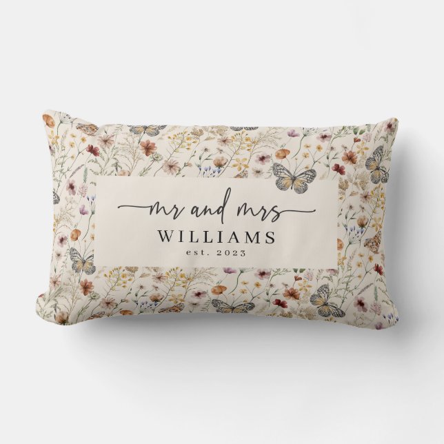 Herr und Frau Throw Pillow Lendenkissen (Vorderseite)