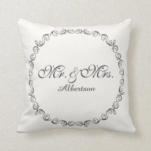 Herr und Frau Wedding Pillow Kissen