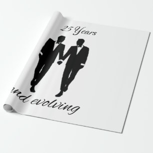 Herr und Herr Packpapier weiß und schwarz
