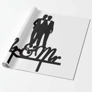 Herr und Herr Packpapier weiß und schwarz