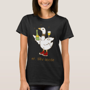 Herr verrückte Gans Hochzeit Junggesellenabschied  T-Shirt