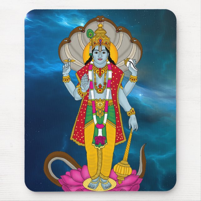 Herr Vishnu  Mousepad (Vorne)