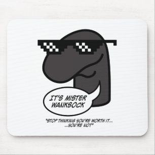 Herr Wanksock Mouse Pad. Mousepad