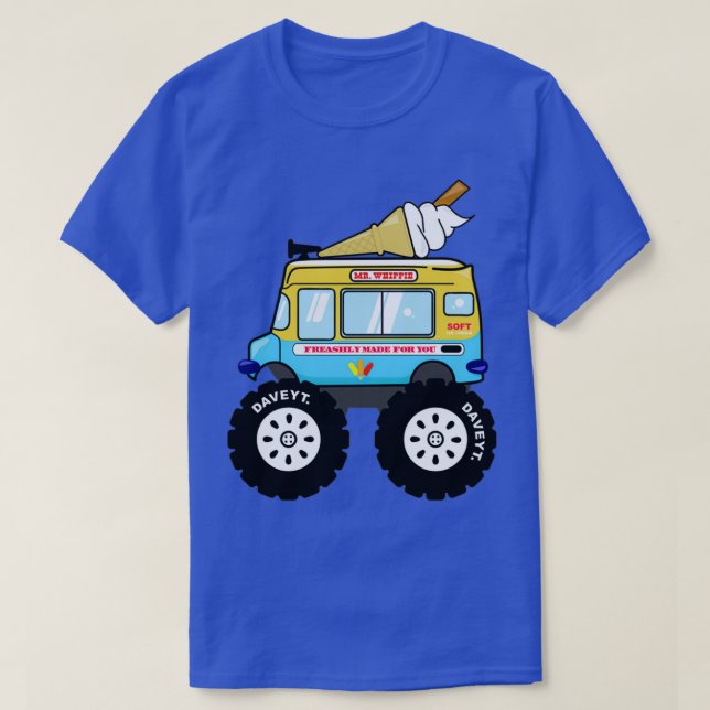 Herr Whippe Monster Truck T-Shirt (Design vorne)
