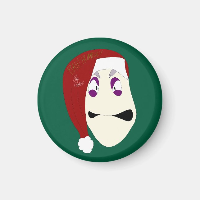 Herr Williams Bah Humbug Weihnachten Magnet (Vorne)