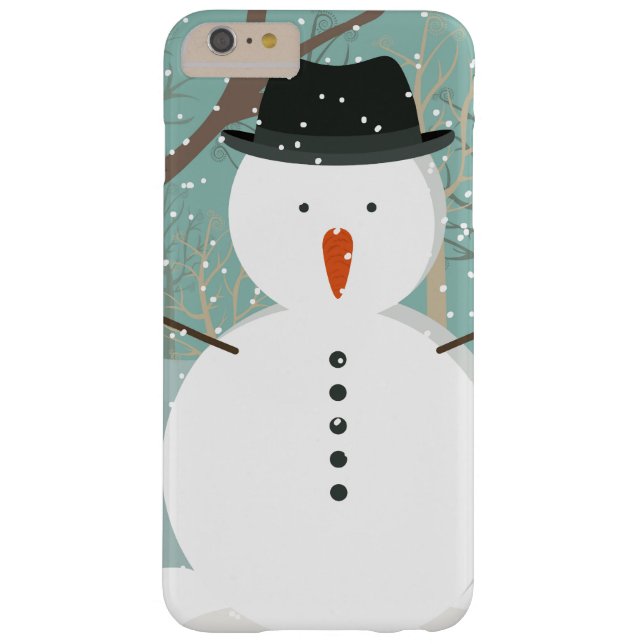 Herr Winter Snowman Case-Mate iPhone Hülle (Rückseite)