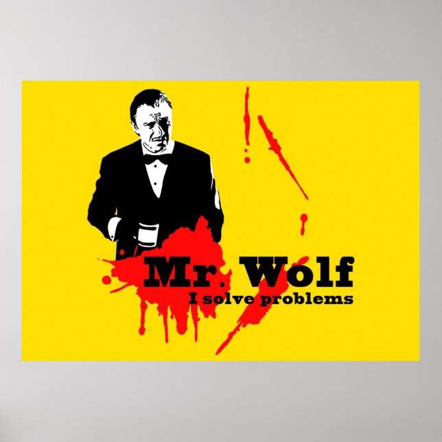 Herr Wolf Poster (Vorne)
