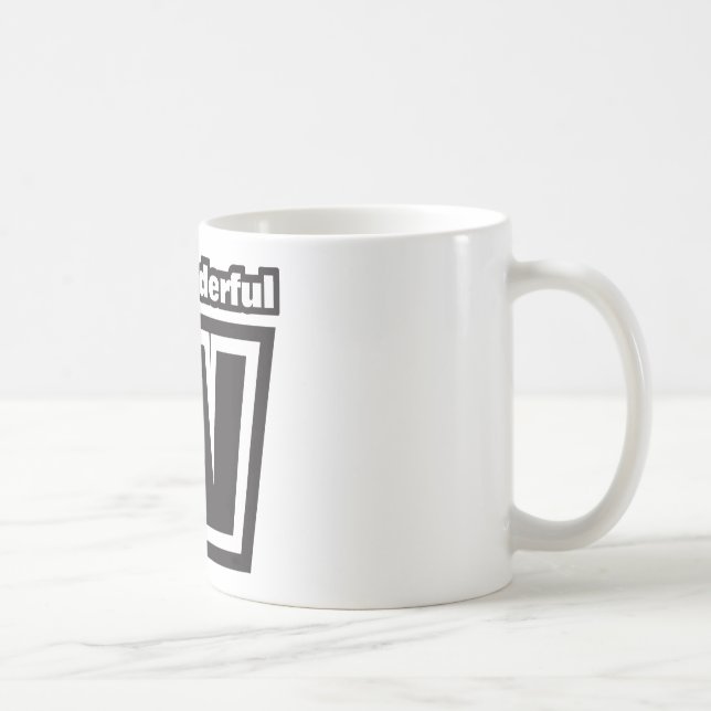 Herr Wonderful Kaffeetasse (Rechts)