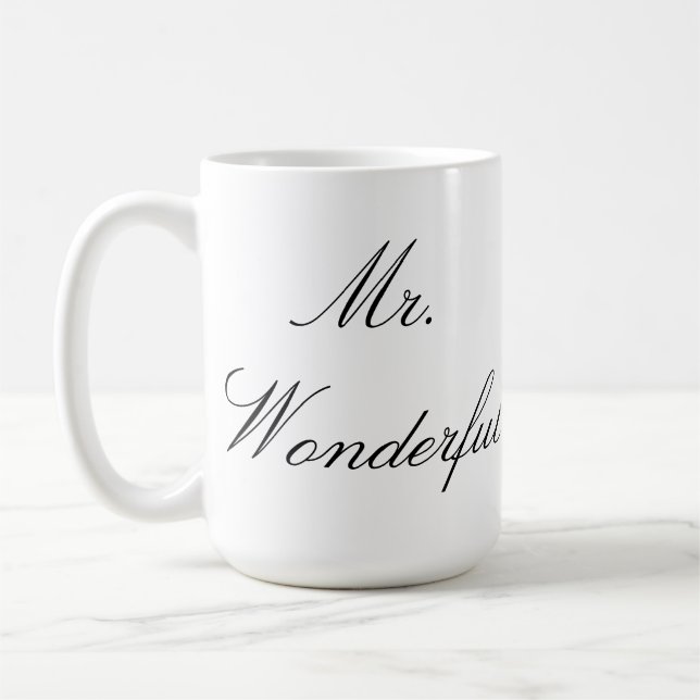 Herr Wonderful Mug Kaffeetasse (Links)