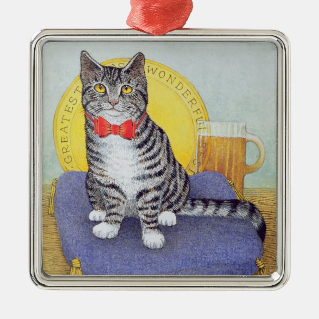 Herr Wonderful Ornament Aus Metall (Vorne)