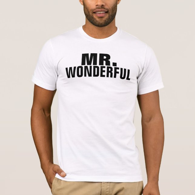 Herr Wonderful T-Shirt (Vorderseite)