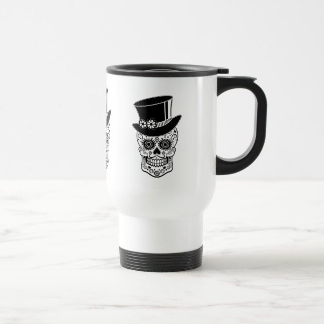 Herr-Zucker Skull-01 Reisebecher (Rechts)