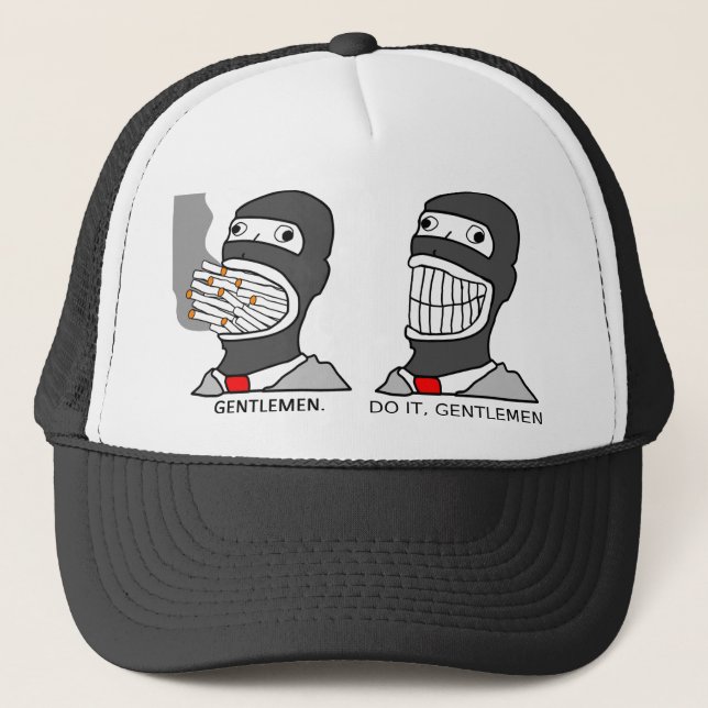 Herren 4chan truckerkappe (Vorderseite)