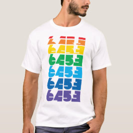 Herren 6453 Block mehrfarbiges T-Shirt