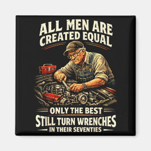 Herren 70. Geburtstag Schraubenschlüssel Vintage M Magnet
