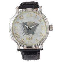 Herren-Akkordeon-Uhr Armbanduhr