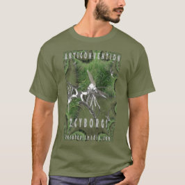 Herren "Anticonvention" farbiges T-Shirt