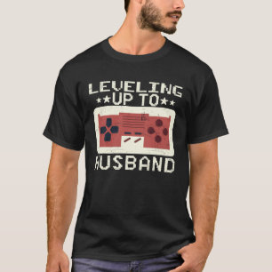 Herren Aufsteigen zum Ehemann Junggesellenabschied T-Shirt