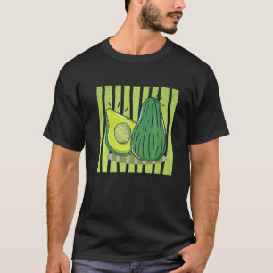 Herren-Avocado-Veganer-faule-Halloween-Verkleidung T-Shirt