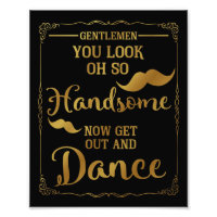 Herren Badezimmer Hochzeitszeichen Gold