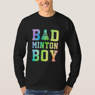 Herren Badminton Jungen Grafik Federball Badminton T-Shirt