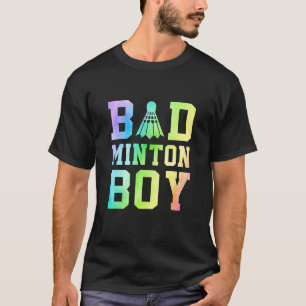 Herren Badminton Jungen Grafik Federball Badminton T-Shirt