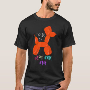 Herren Ballontier Künstler Ballon Twister Ballon T-Shirt
