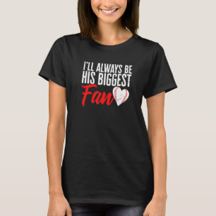 Herren Baseball-Mama Ich werde immer sein größter T-Shirt