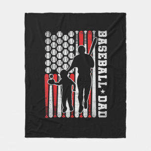 Herren Baseball-Vater-Shirt Trainer Schlagmann Pit Fleecedecke