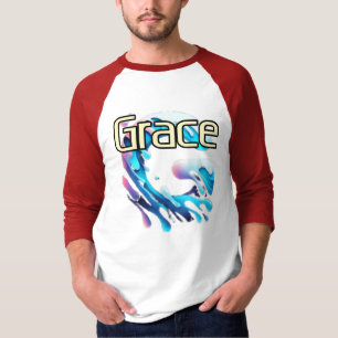 Herren Basic 3/4-Ärmel Raglan T-Shirt