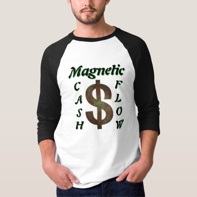 Herren Basic 3/4 Ärmel Raglan T-Shirt (Vorderseite)