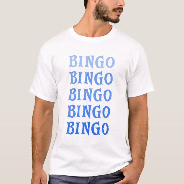 Herren Basic Bingo T-Shirt (Vorderseite)