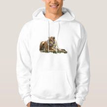 Herren Basic Hoodie - Tiger