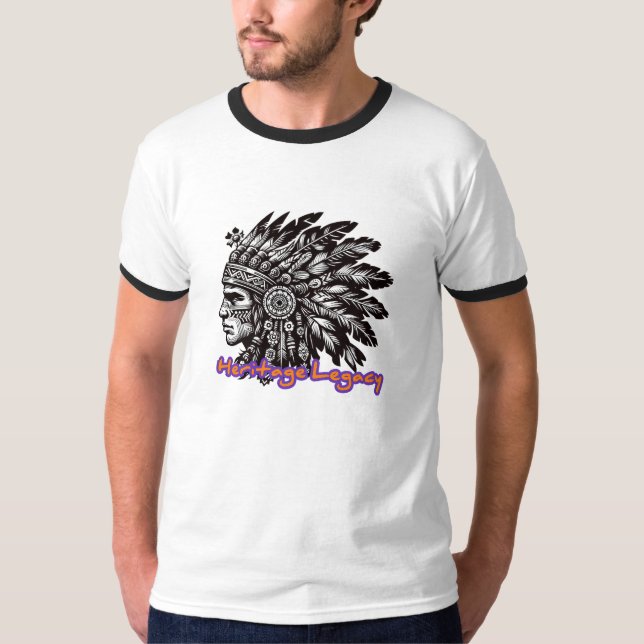 Herren Basic Ringel T-Shirt  (Vorderseite)