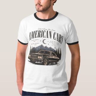 Herren Basic T-Shirt amiracn autos