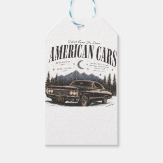 Herren Basic T-Shirt amiracn autos Geschenkanhänger