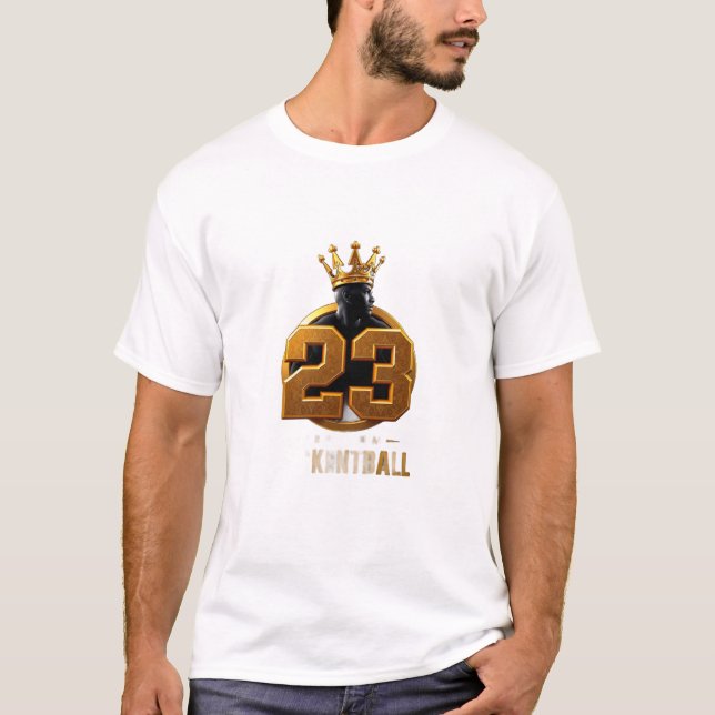 Herren Basic T-Shirt BASKETBALL (Vorderseite)