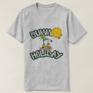 Herren Basic T-Shirt Sommerferien