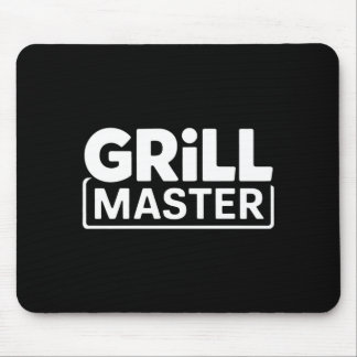 Herren BBQ Grill Meister Hinterhof Barbecue Rauch  Mousepad