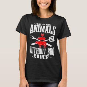 Herren BBQ-Liebhaber grillen Barbecue-Chef Brisket T-Shirt