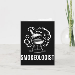 Herren BBQ Smokeologist Hinterhof Grillmeister Kön Karte