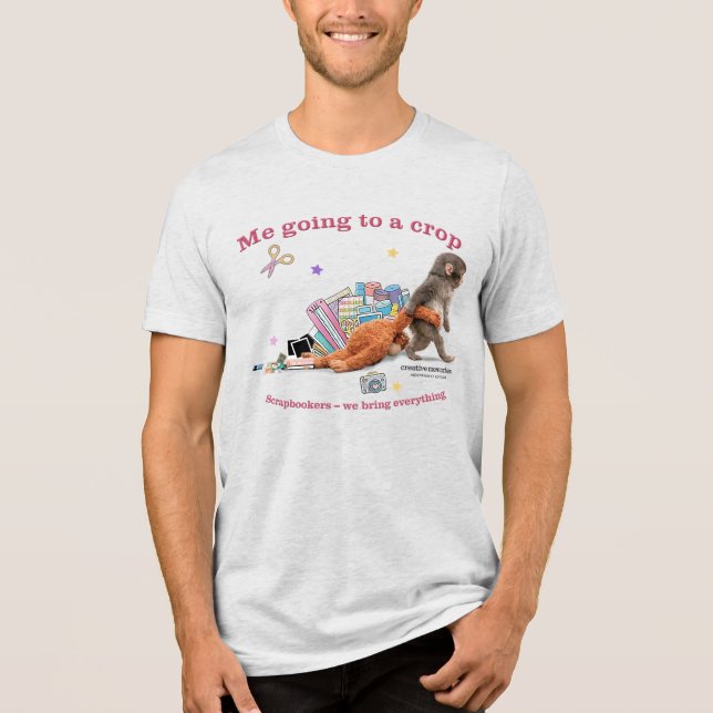 Herren Bella Canvas Punch Monkey Shirt (Vorderseite)