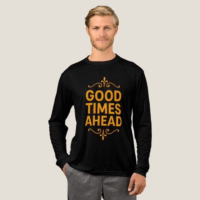 Herren Bella+Canvas Tri-Blend Langarmshirt, So Shirt (Volle Vorderseite)