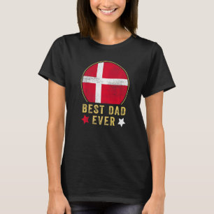 Herren Bestes Papa Aller Dänischer Vater Land Däne T-Shirt